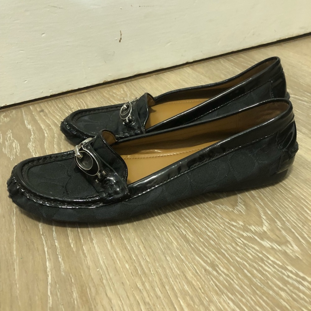 Ladies coach slip on shoes size 7.5